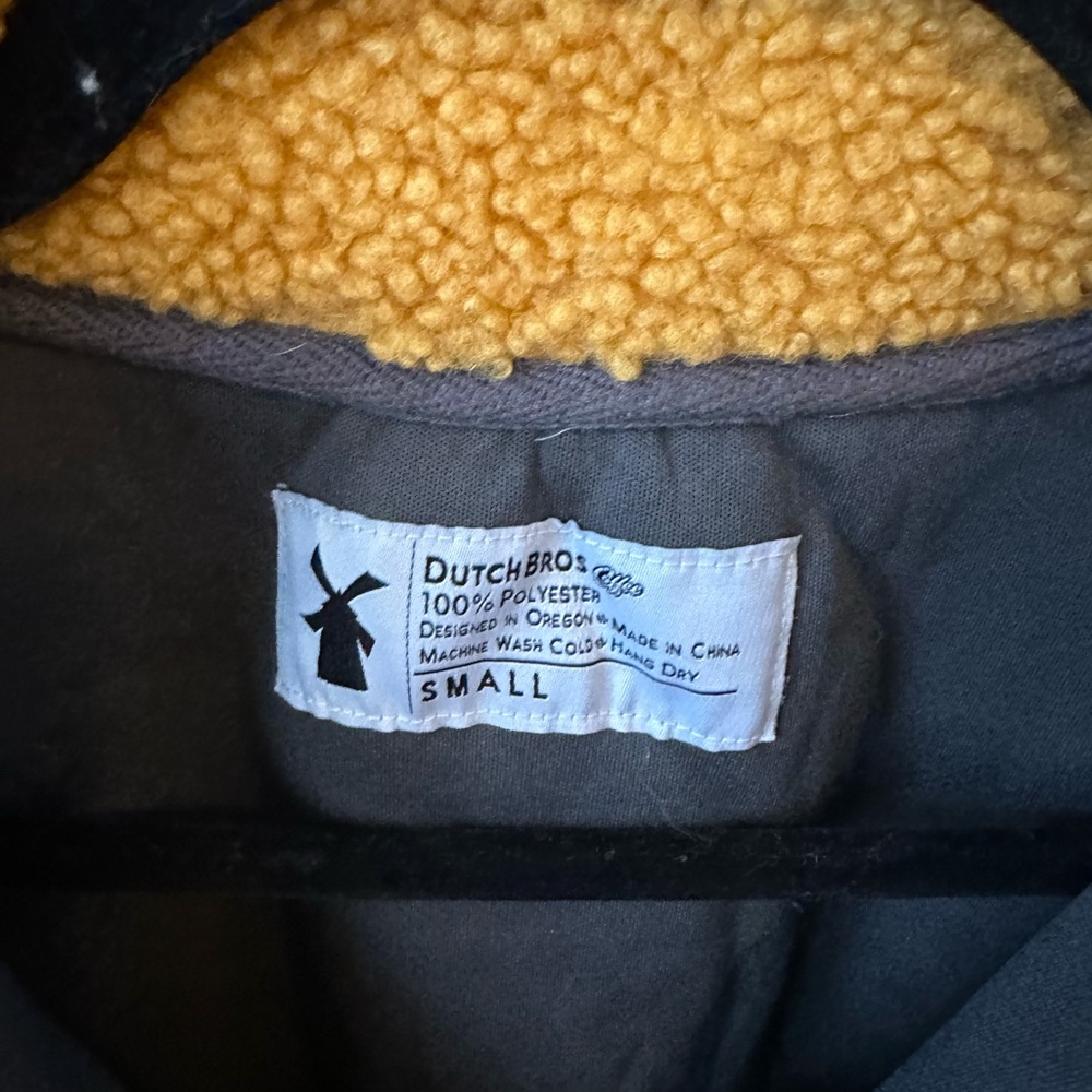 Dutch Bros Colorblock 3/4 snap Fleece Jacket - Picture 2 of 8